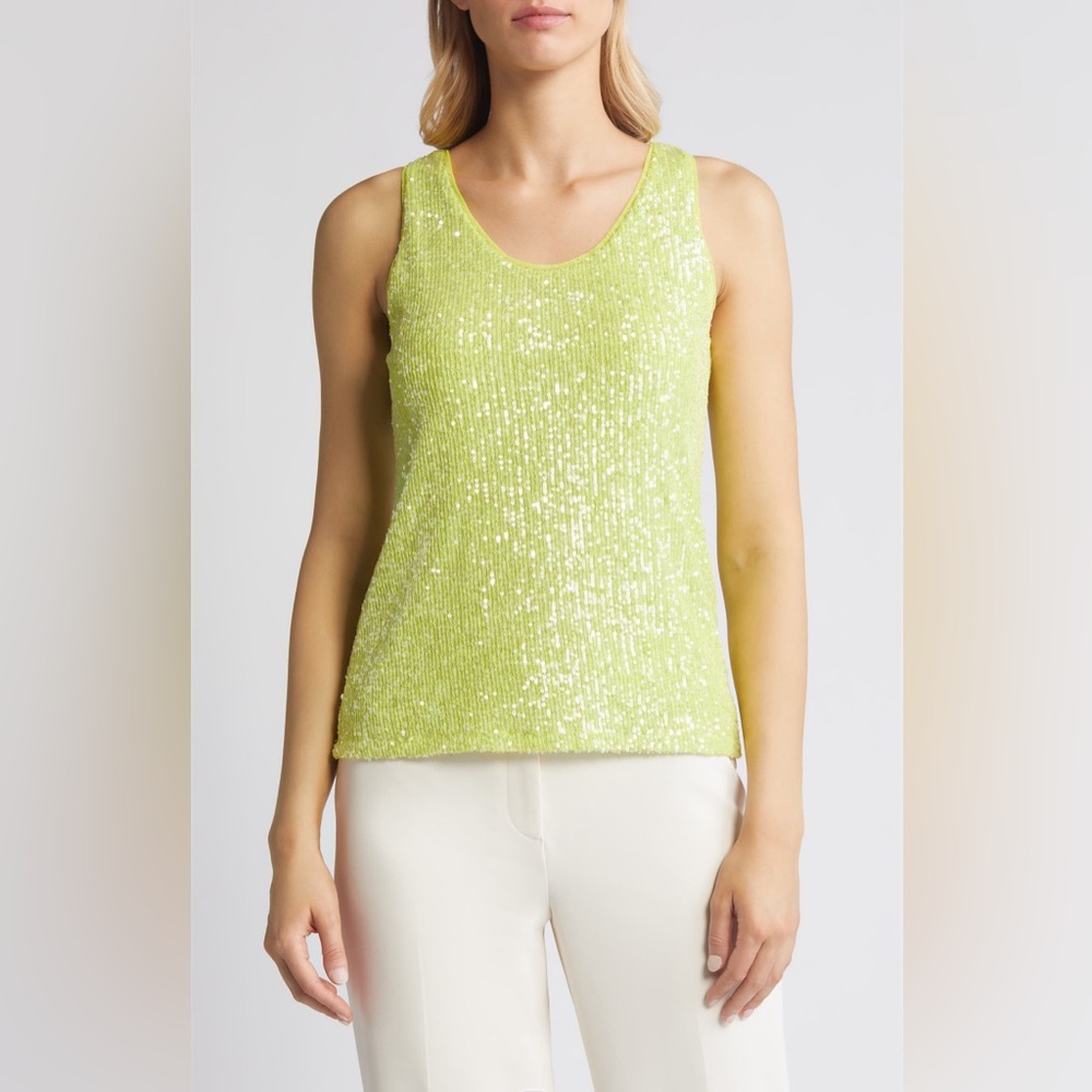 ANNE KLEIN SEQUIN TOP (Size XL)